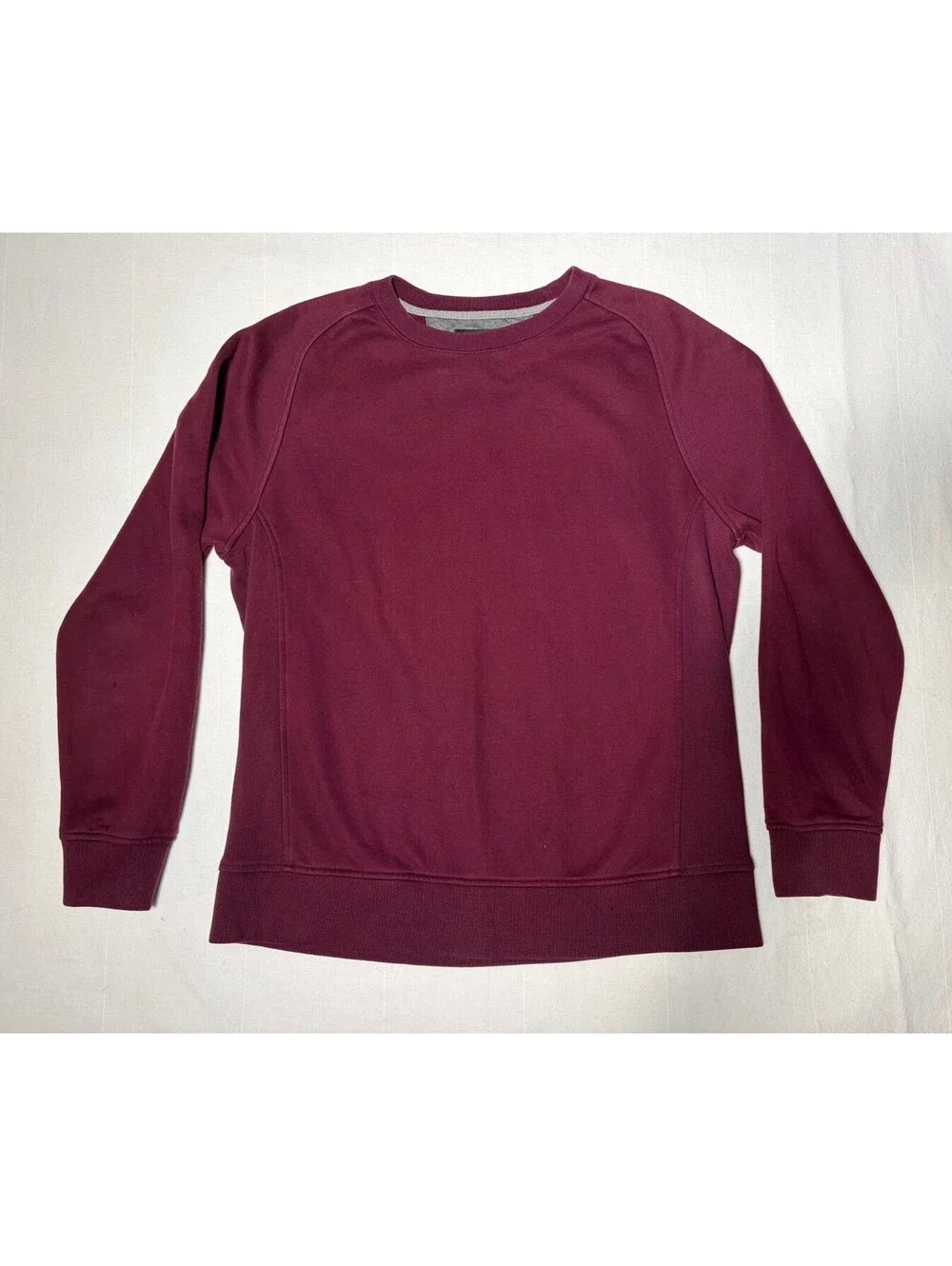 Banana Republic Men’s Burgundy Crewneck Sweatshirt Pullover Long Sleeve